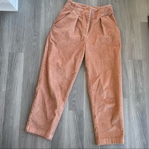 aritzia wilfred free pleated corduroy pants